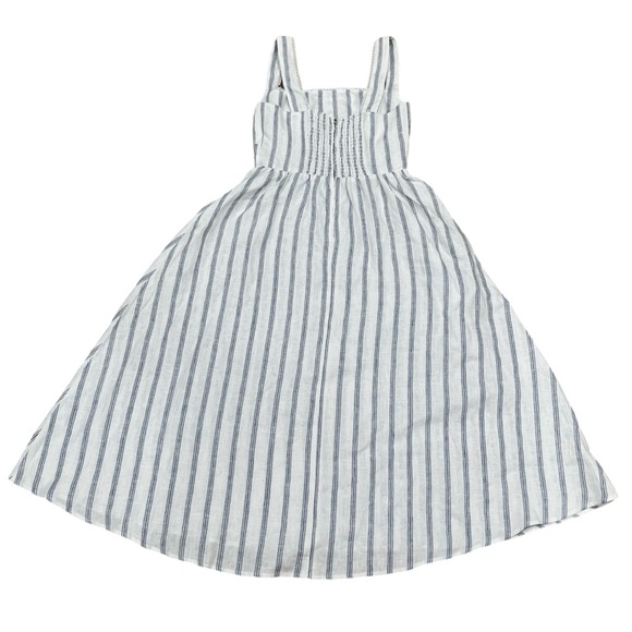 Reformation Women's Tagliatelle Linen Midi Dress - Harbor Stripe | NWT | Size 8 - Picture 11 of 16
